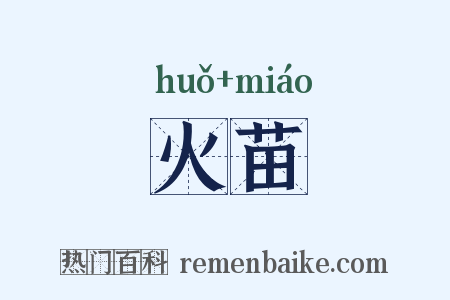 火苗是什么意思的图片